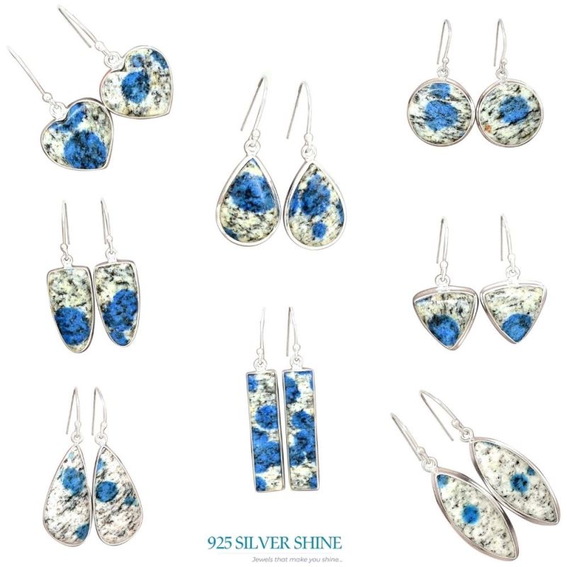 925 Sterling Silver Earrings In K2 Gemstone Jewelry 925SE2230_3