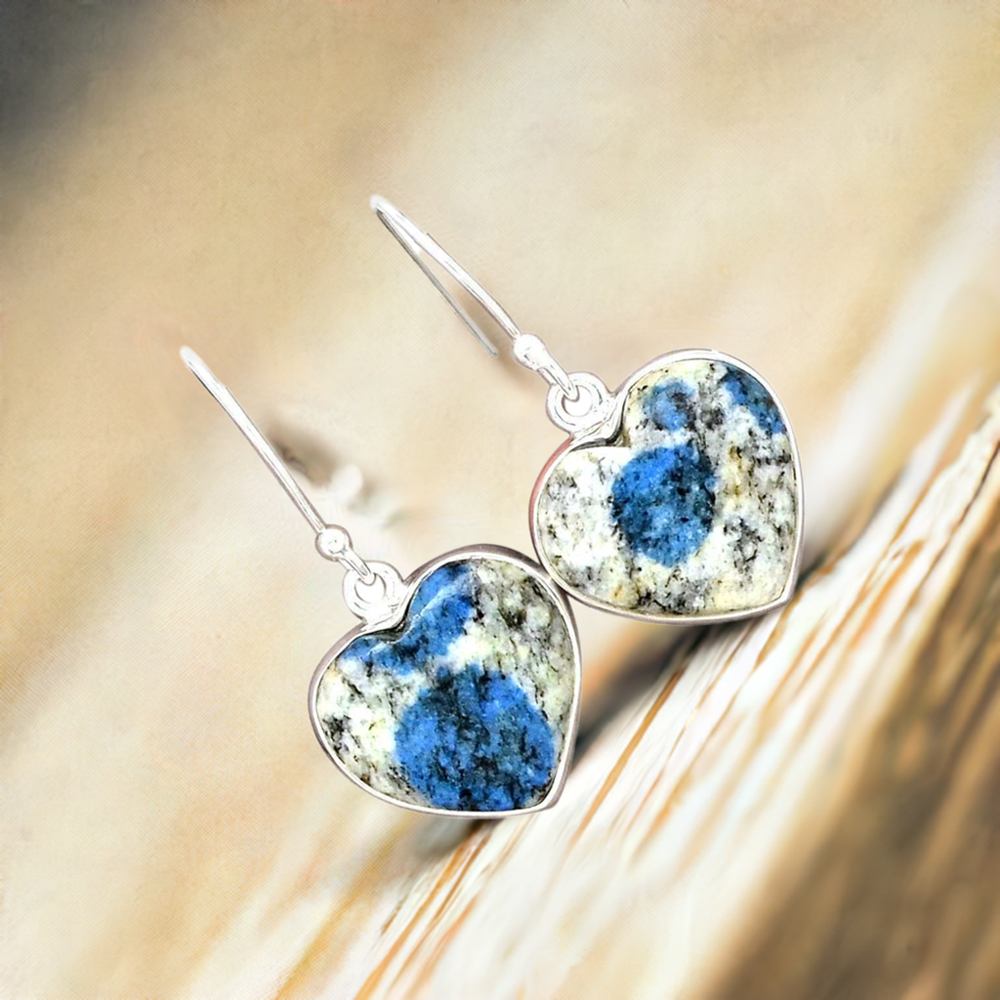 925 Sterling Silver Handmade Earrings In K2 Gemstone Jewelry 925SE2233