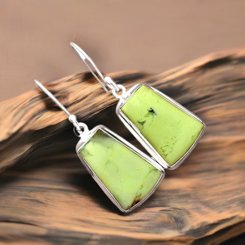 925 Sterling Silver Earrings In Natural Agate Gemstone 925SE2269