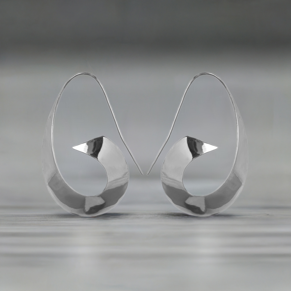 Fine 925 Sterling Silver Earrings 925SE227