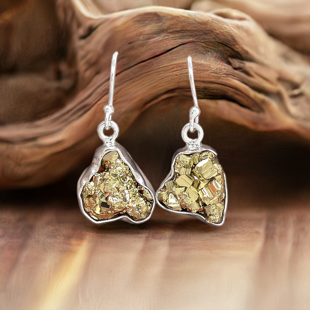 925 Sterling Silver Earrings In Druzy Gemstone Jewelry 925SE2377