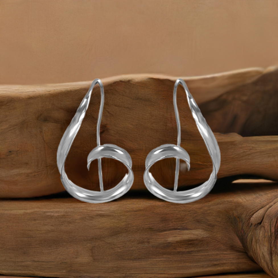 925 Sterling Silver Earrings 925SE243_0