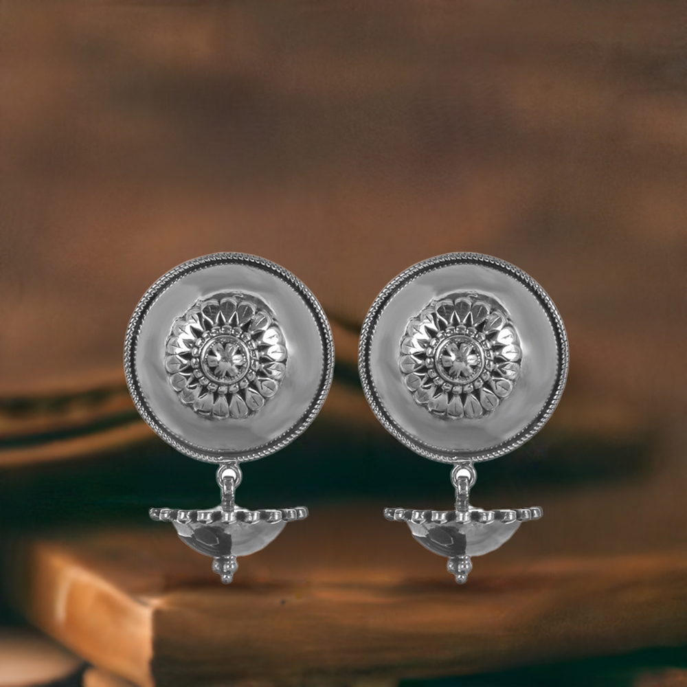 Handmade Earrings In 925 Sterling Silver Jewelry 925SE263