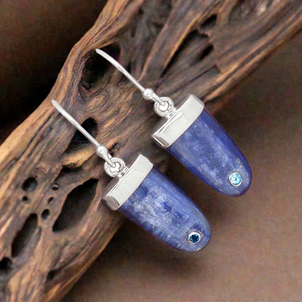 925 Sterling Silver Handmade Earrings In Multi Gemstone Jewelry 925SE2779