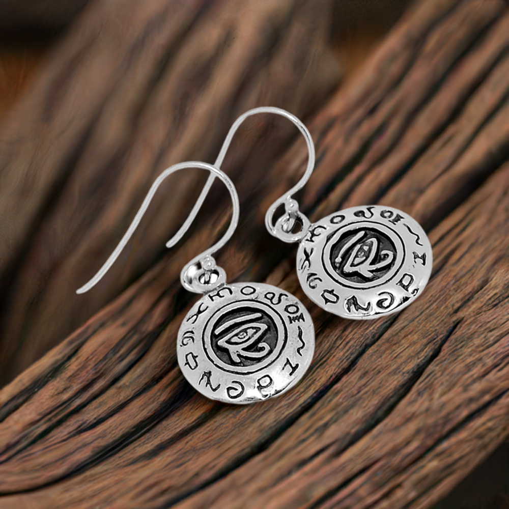 Oxidized 925 Sterling Silver earring 925SE2864