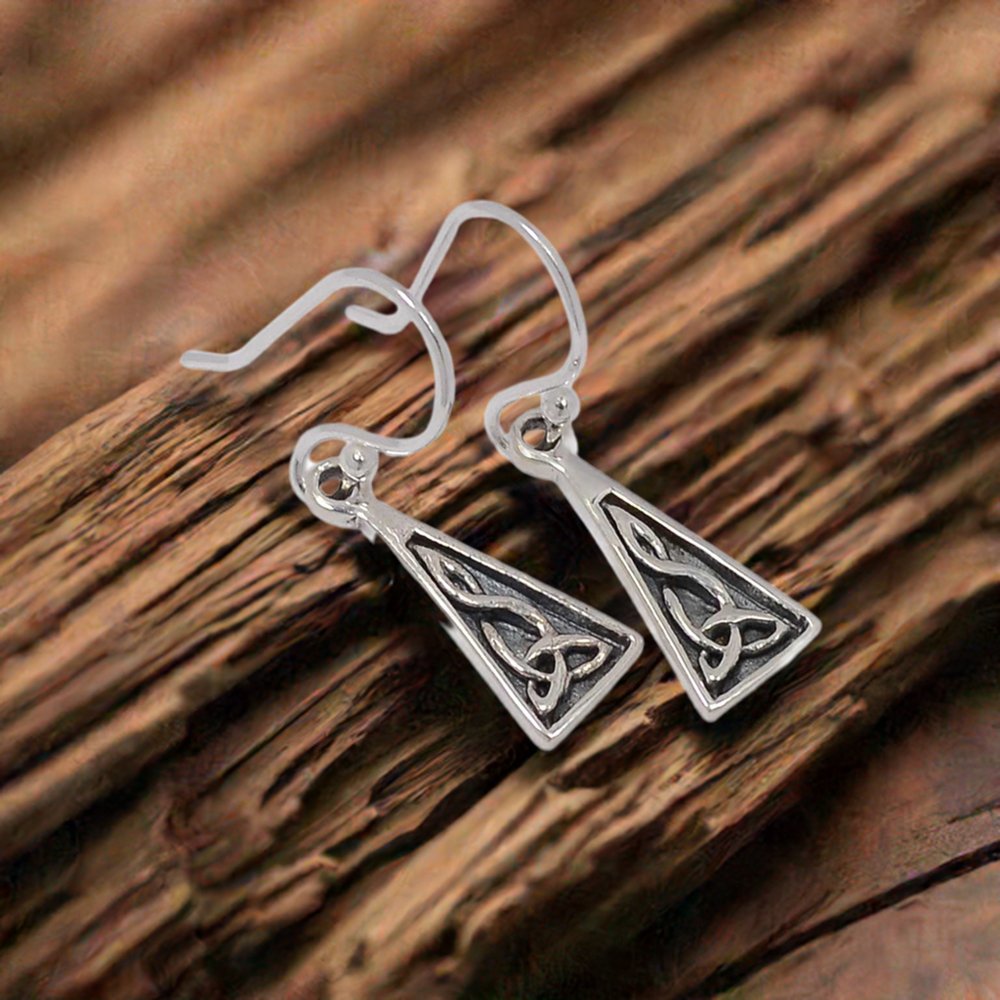 Solid 925 Silver Oxidized Earrings Jewelry 925SE2888