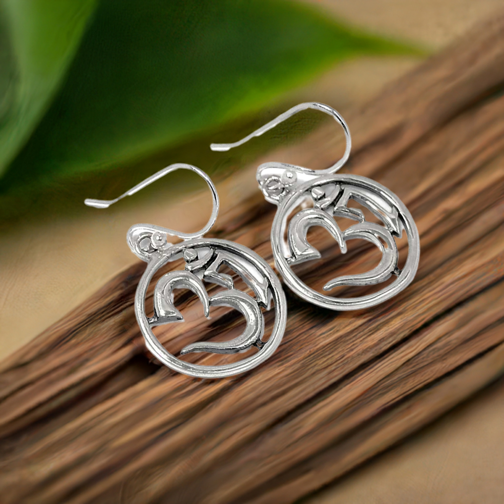 Solid 925 Silver Oxidized Earrings Jewelry 925SE2889