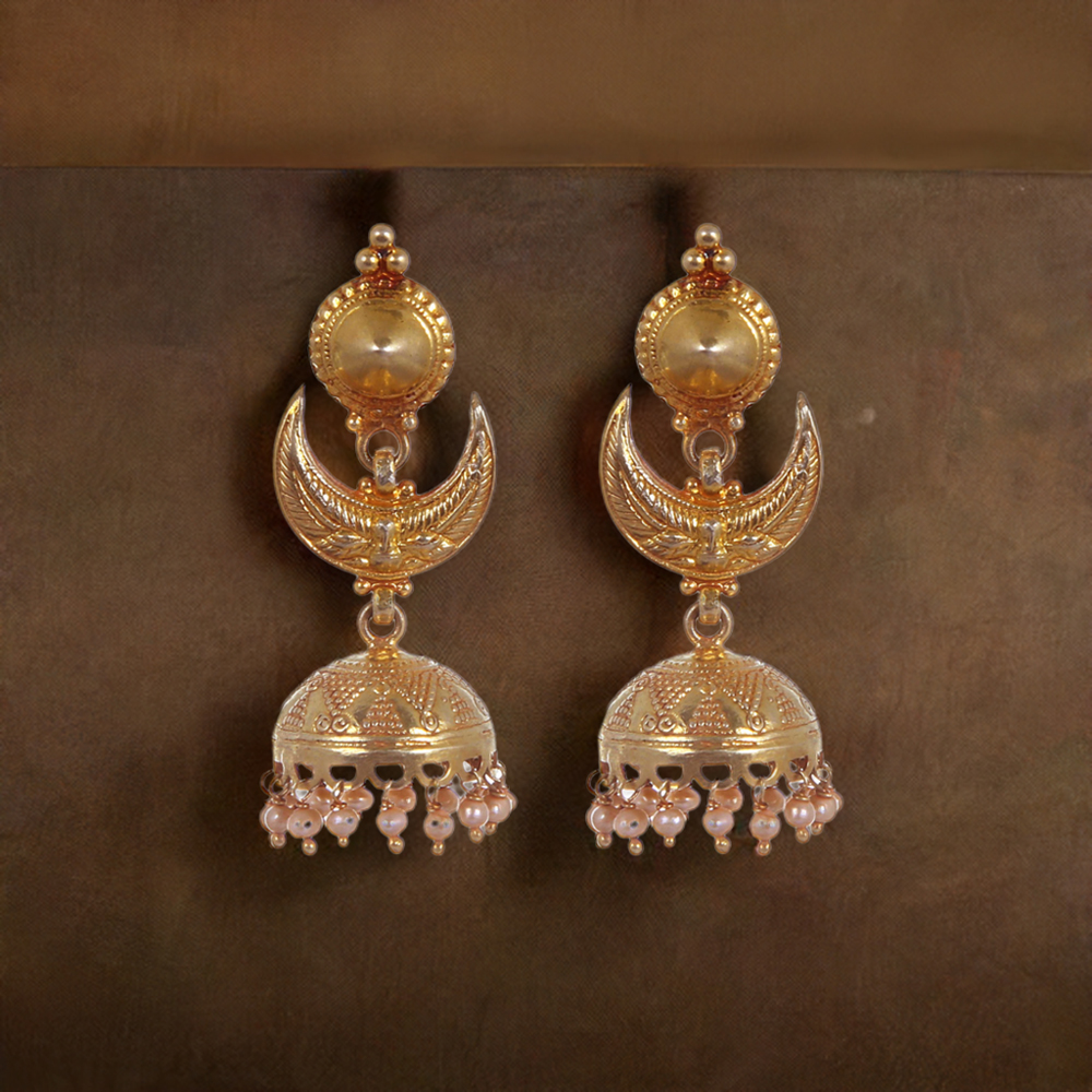 925 Sterling Silver Handmade Earrings In Pearl Gemstone Jewelry 925SE294