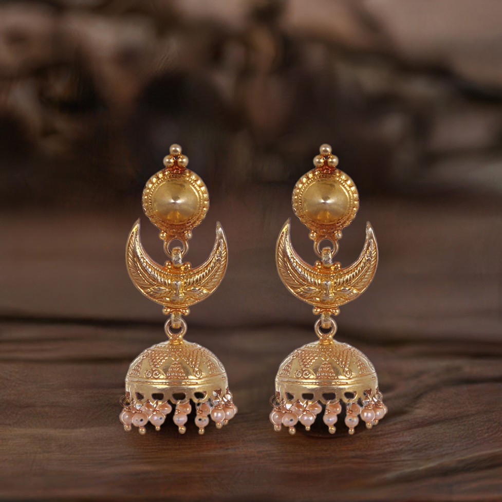 925 Sterling Silver Handmade Earrings In Pearl Gemstone Jewelry 925SE294_0