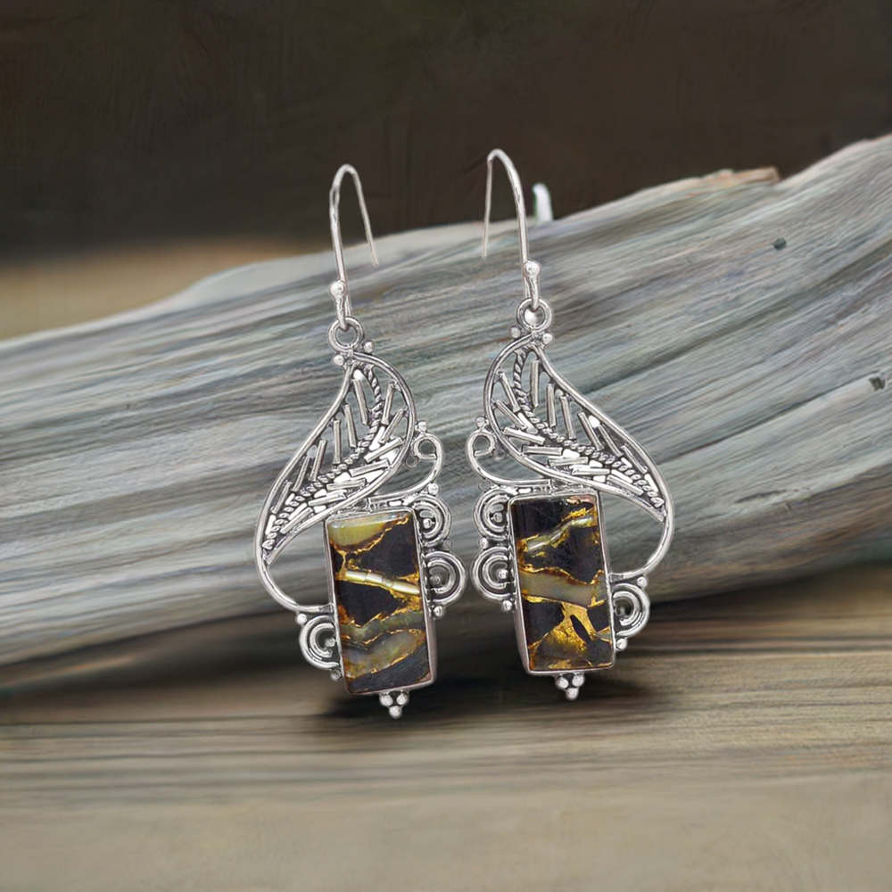 925 Sterling Silver Earrings In Gemstone Jewelry 925SE2943