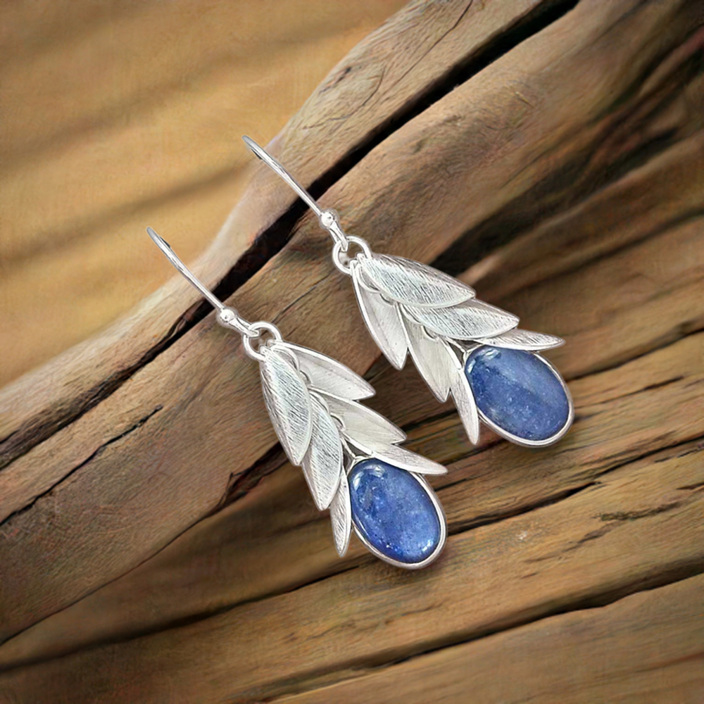 925 Sterling Silver Earrings In Kyanite Gemstone Jewelry 925SE3011