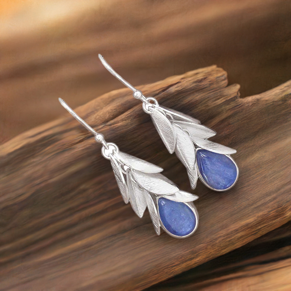 925 Sterling Silver Earrings In Kyanite Gemstone Jewelry 925SE3028