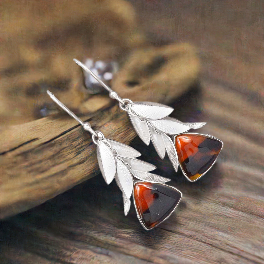 925 Sterling Silver Handmade Earrings In Sonora Sunset Gemstone Jewelry 925SE3036