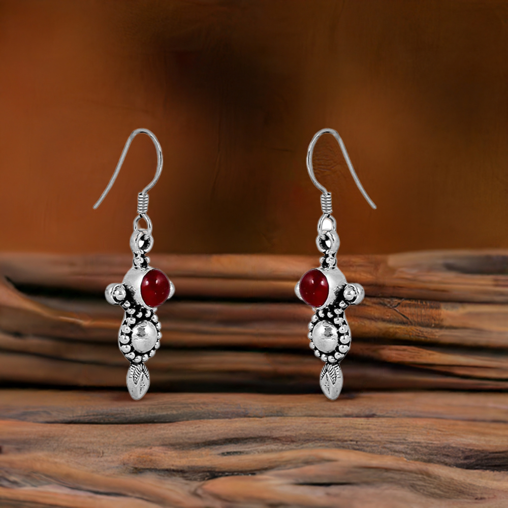 Carnelian Semi Precious Gemstone In 925 Sterling Silver Jewelry 925SE75_0