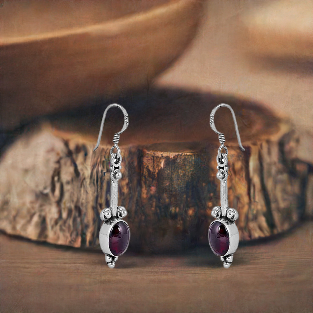 For Her Amethyst Gemstone Earring In 925 Sterling Silver Jewelry 925SE79_0