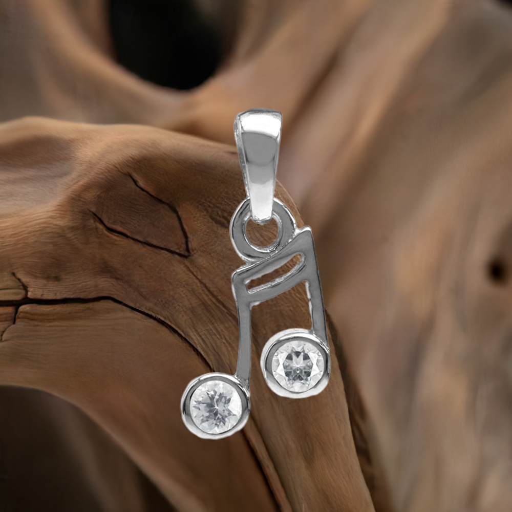 925 Solid Silver Pendants In Crystal Jewelry 925SP07-2