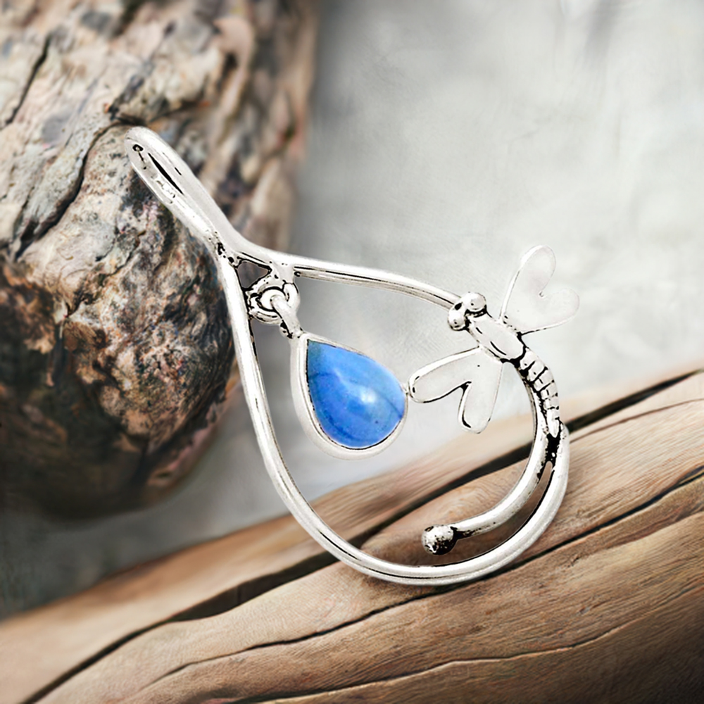 Kyanite Gemstone Pendants In Fine Sterling Silver Jewelry 925SP105-1