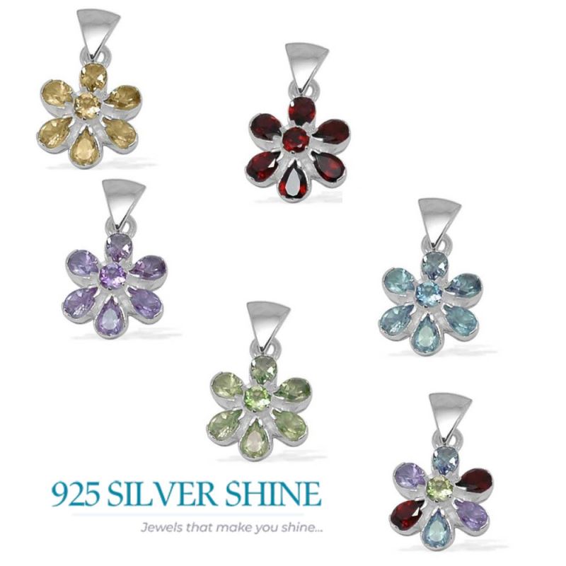 Peridot Gemstone Pendants In Fine Sterling Silver Jewelry 925SP1403_1