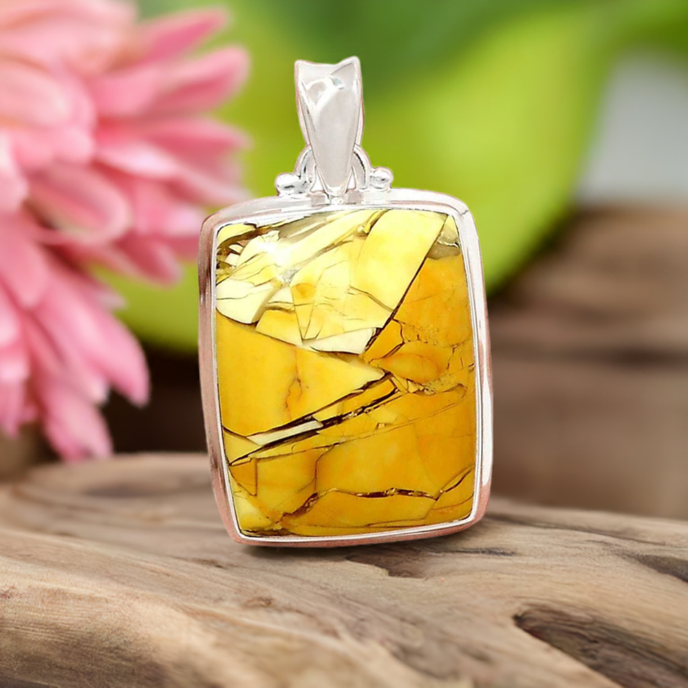 Brecciated Mookaite Gemstone Pendants In 925 Solid Silver Jewelry 925SP169