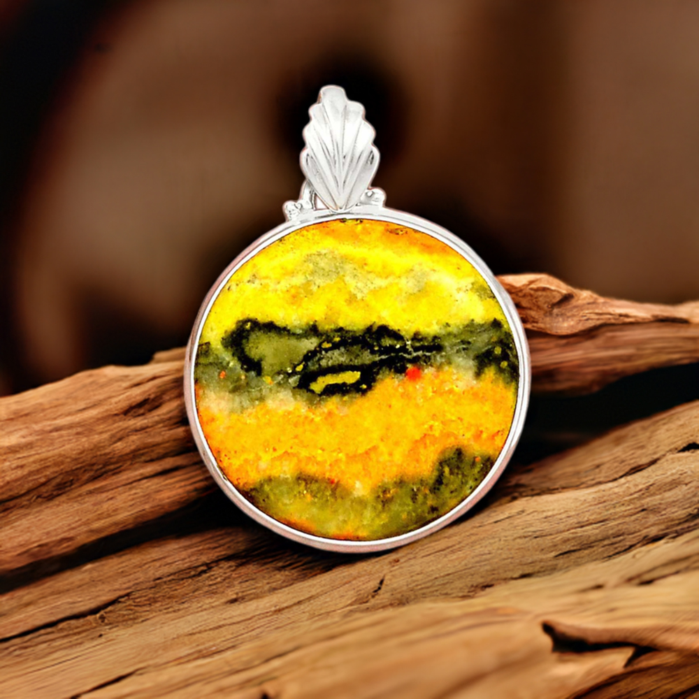 Bumble Bee Gemstone Pendants In 925 Solid Silver Jewelry 925SP179