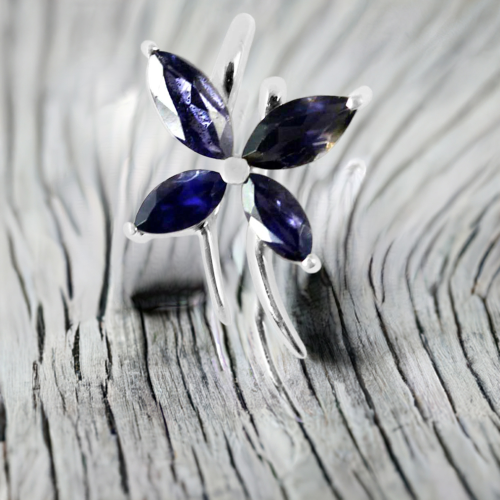 925 Sterling Silver Handmade Pendants In Iolite Gemstone Jewelry 925SP223-3