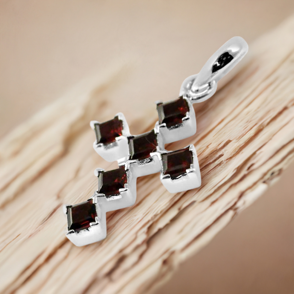 Citrine Gemstone Pendants In 925 Fine Silver Jewelry 925SP228-4