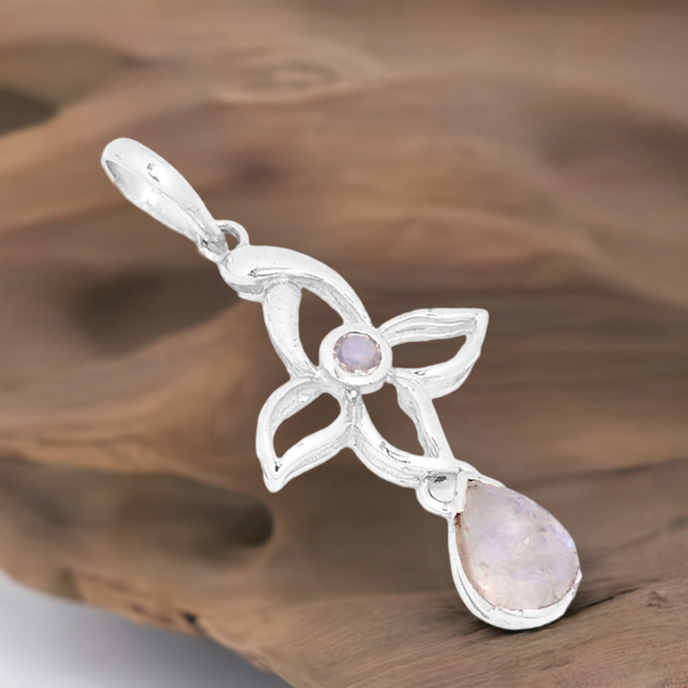 Labradorite Gemstone Handmade Pendants In Solid Sterling Silver Jewelry 925SP273-6