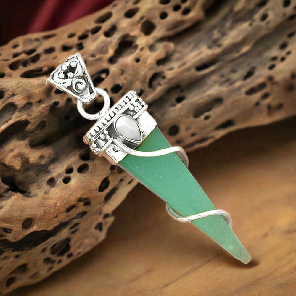 925 Solid Silver Pendants In Multi Gemstone Jewelry 925SP35-2