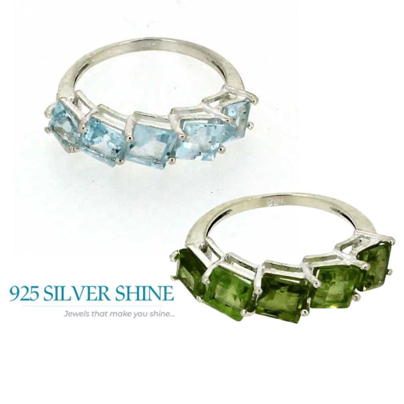 Peridot Gemstone Ring In Sterling Silver 925SR02-1_5