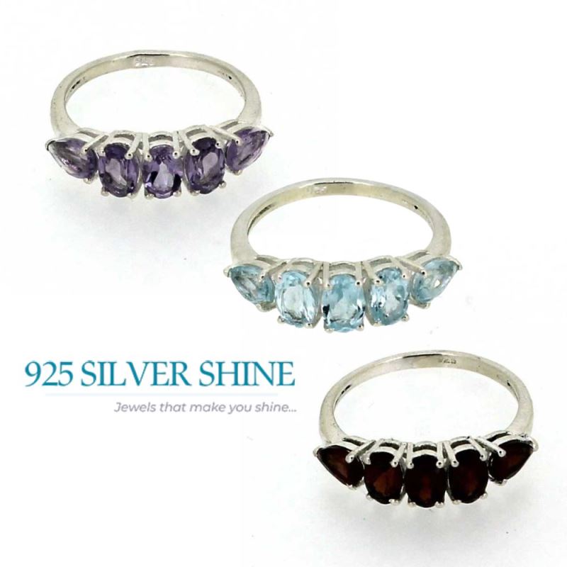 Stunning Amethyst Gemstone Ring In 925 Silver 925SR07-2_4