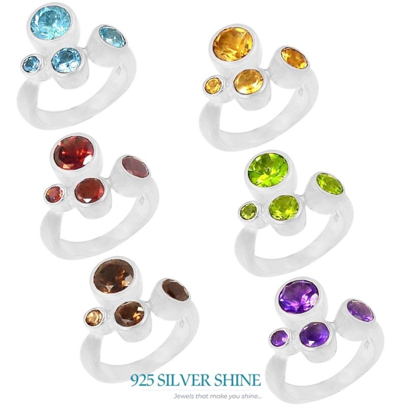 Peridot Gemstone Ring In 925 Sterling Silver 925SR075-2_1