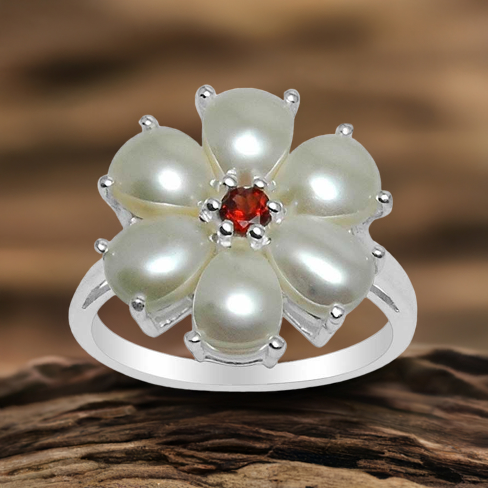 Semi Precious Multi Gemstone Rings In Solid 925 Silver 925SR1452