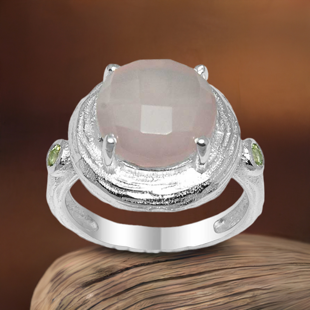 Fine 925 Sterling Silver Rings In Genuine Multi Gemstone 925SR1605