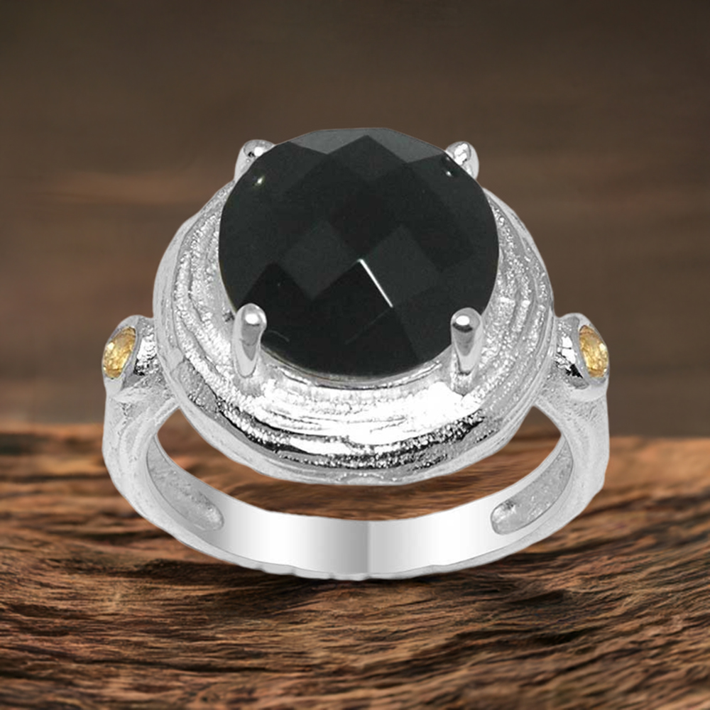 Semi Precious Multi Gemstone Rings In 925 Sterling Silver 925SR1607