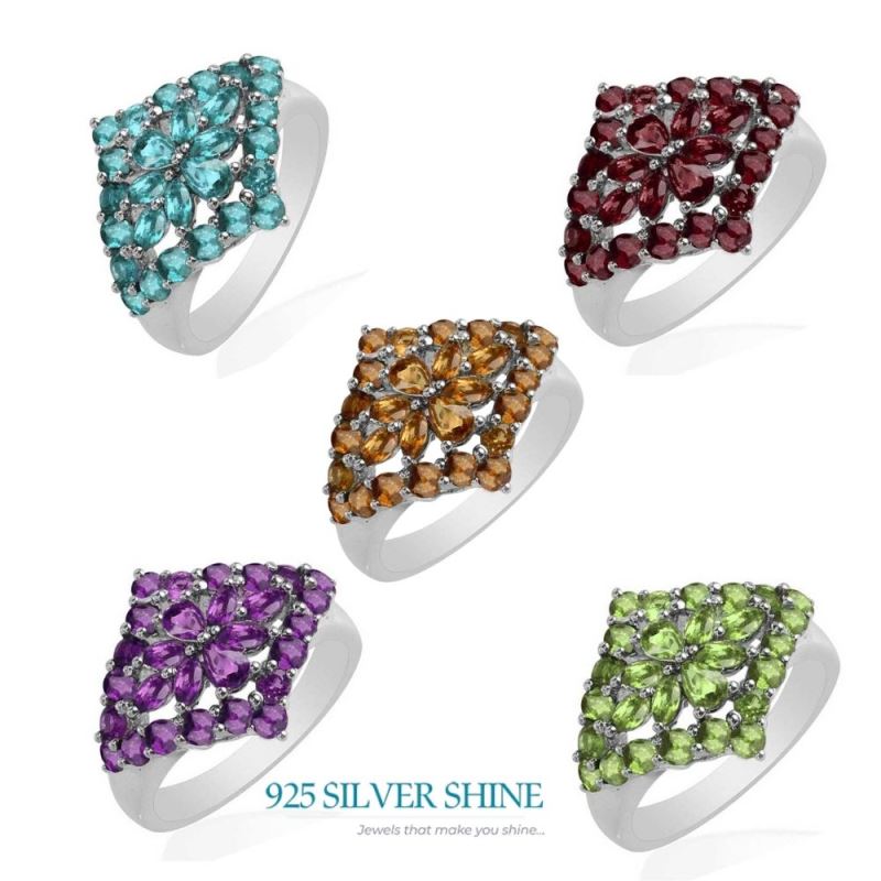 925 Sterling Silver Handmade Rings In Amethyst Gemstone Jewelry 925SR1747_2