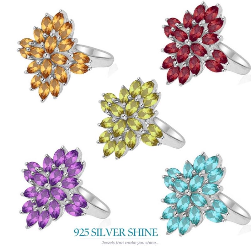 Affordable 925 Sterling Silver Handmade Rings Manufacturer In Amethyst Gemstone Jewelry 925SR1817_1