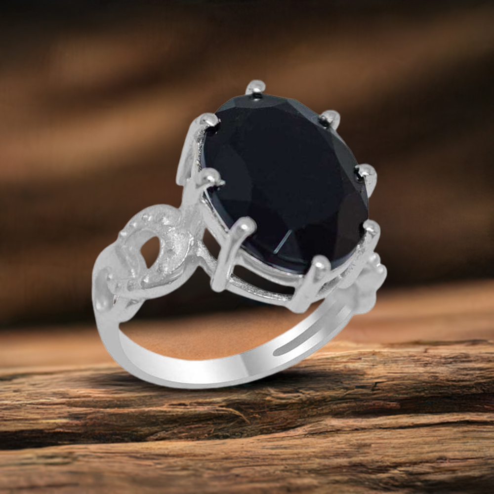925 Sterling Silver Handmade Rings In Black Onyx Gemstone Jewelry 925SR1870