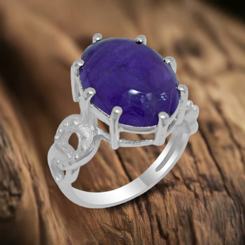 Sterling Silver Amethyst birthstone Rings 925SR1878