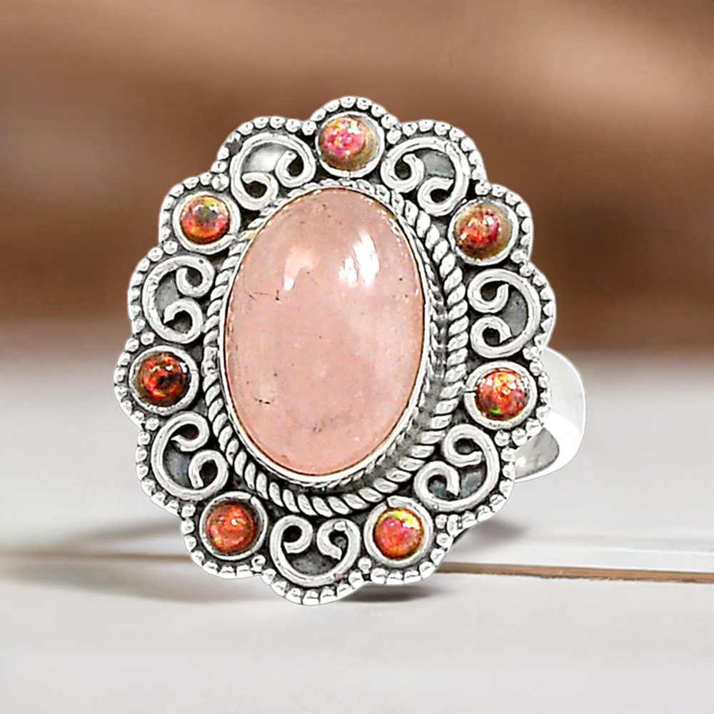 925 Sterling Silver Rings In Multi Gemstone Jewelry 925SR2203