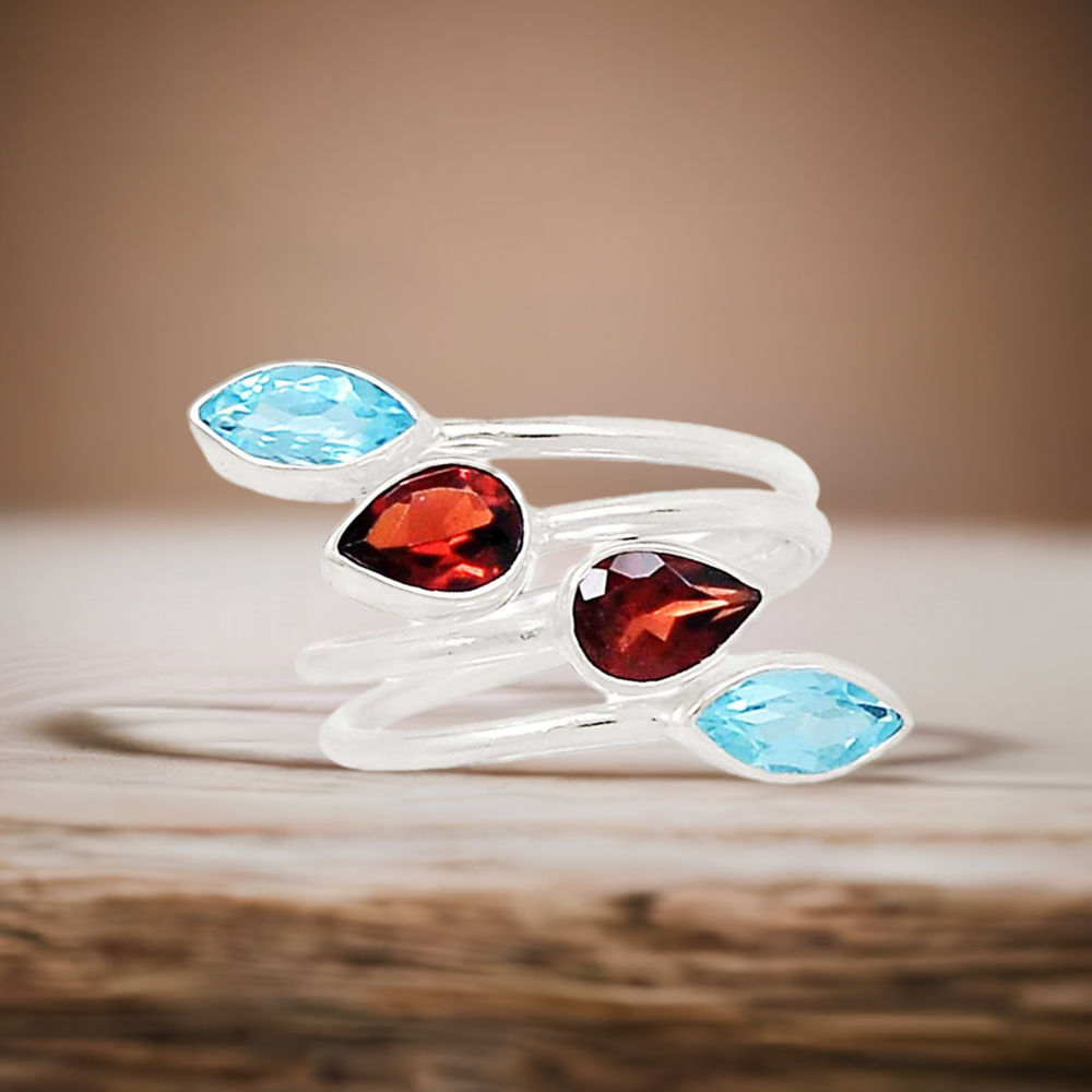 Genuine Rings Jewelry In Sterling Silver 925SR2232