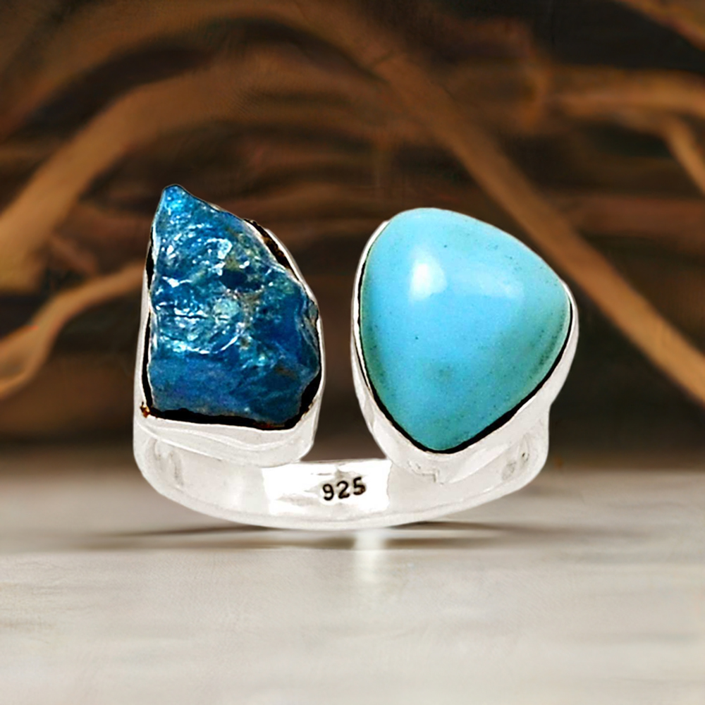 Natural Stone Rings In Discount Fine Jewelry 925SR2239