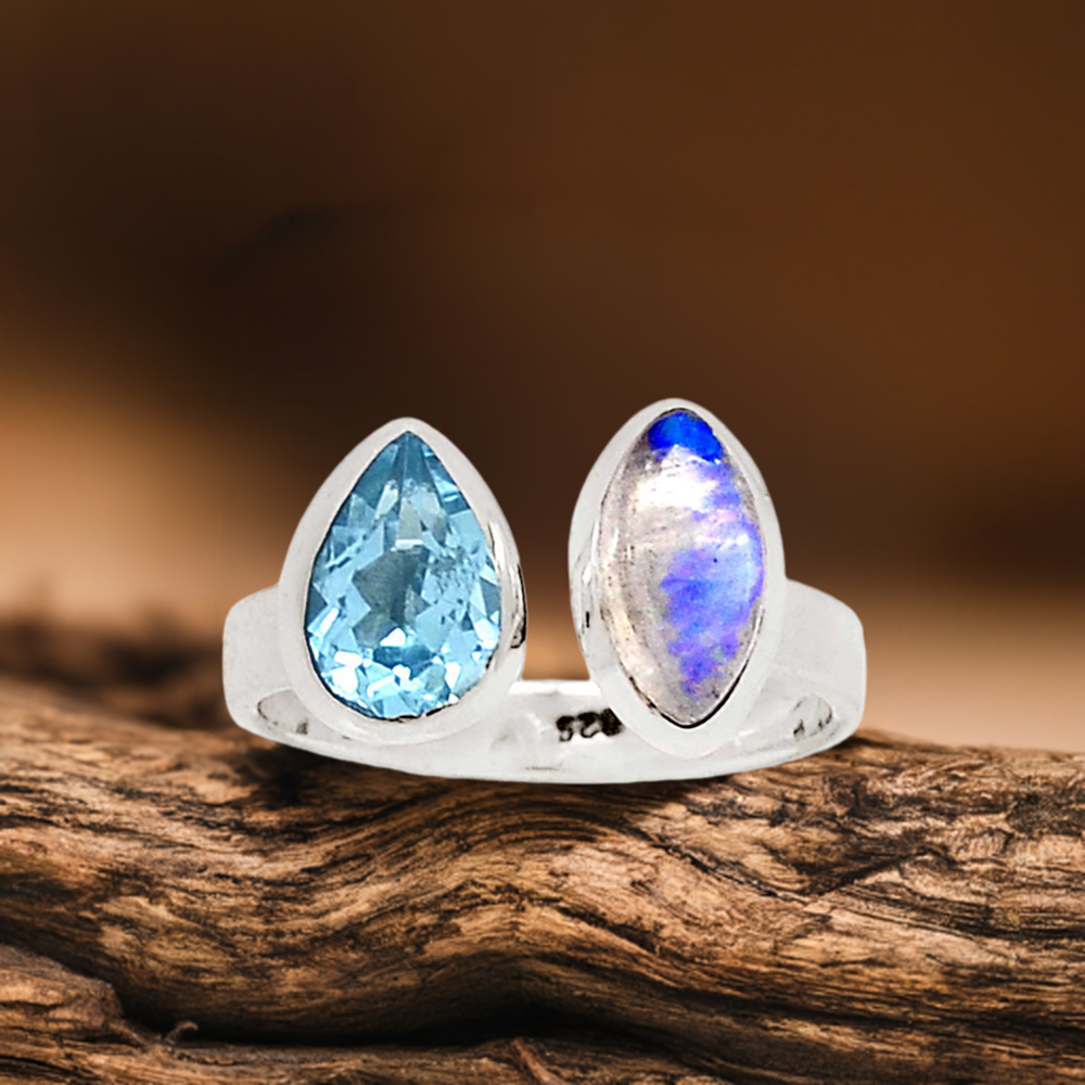 Silver Rings In Natural Stone 925SR2240