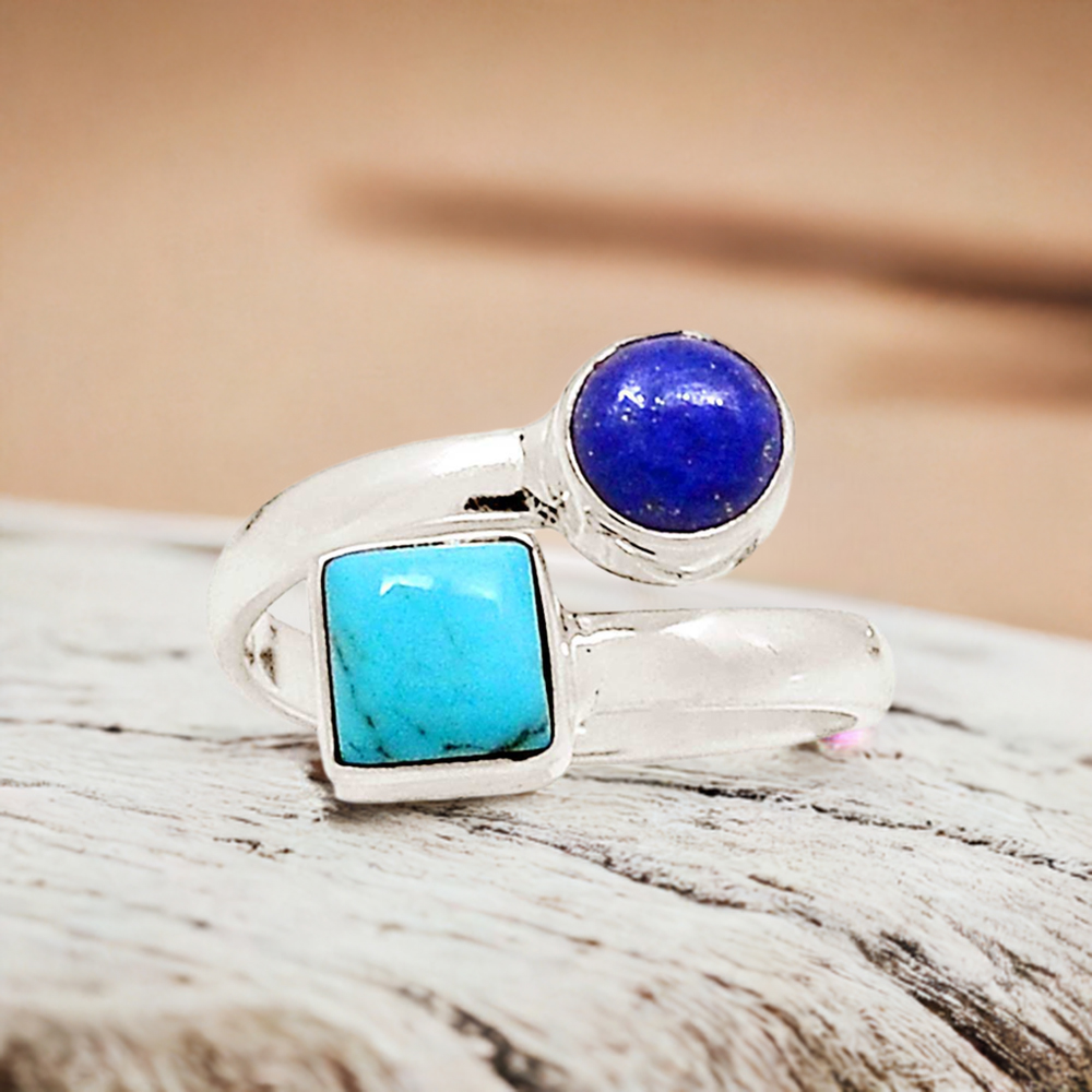 Natural Gemstone Rings In Semi Precious Stone 925SR2254
