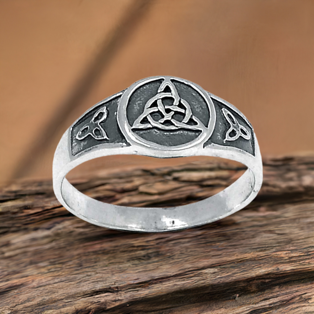 Sterling Silver Meditation Plain Rings 925SR2261