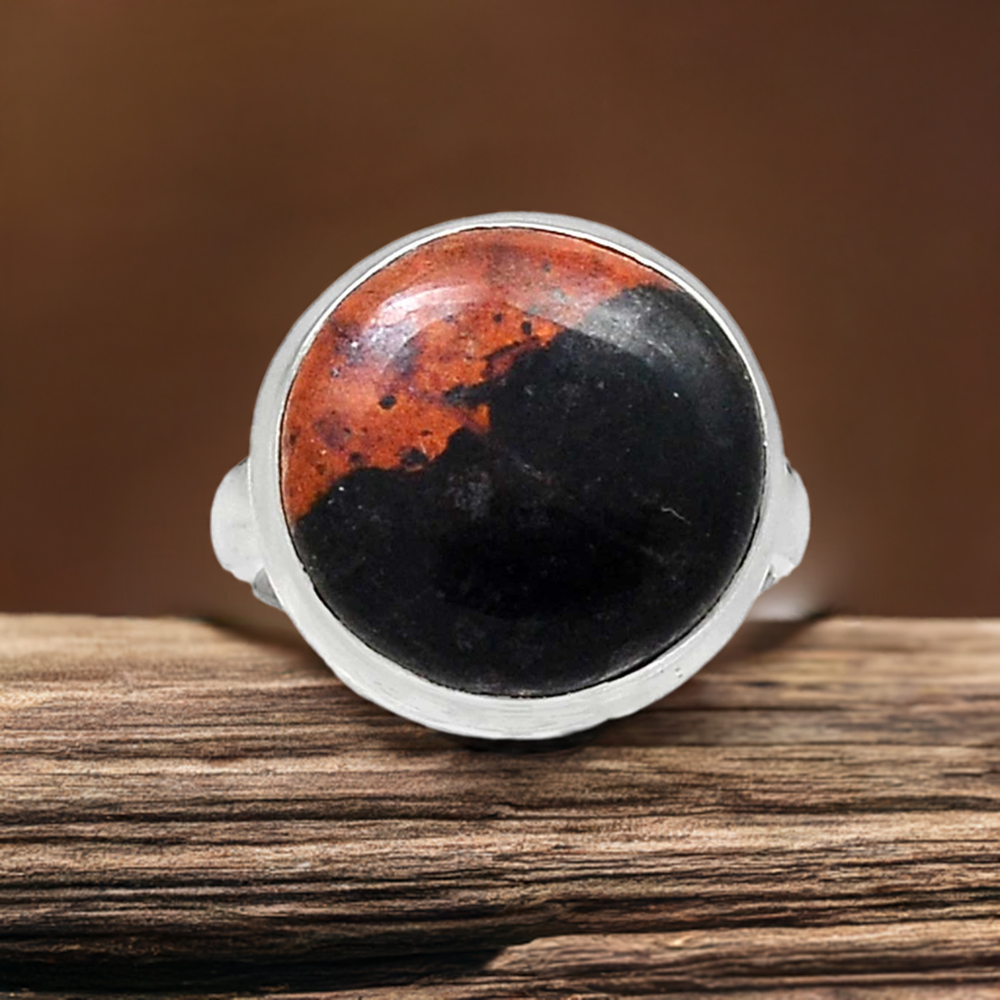 Multi Semi Precious Gemstone Ring In 925 Sterling Silver 925SR2281