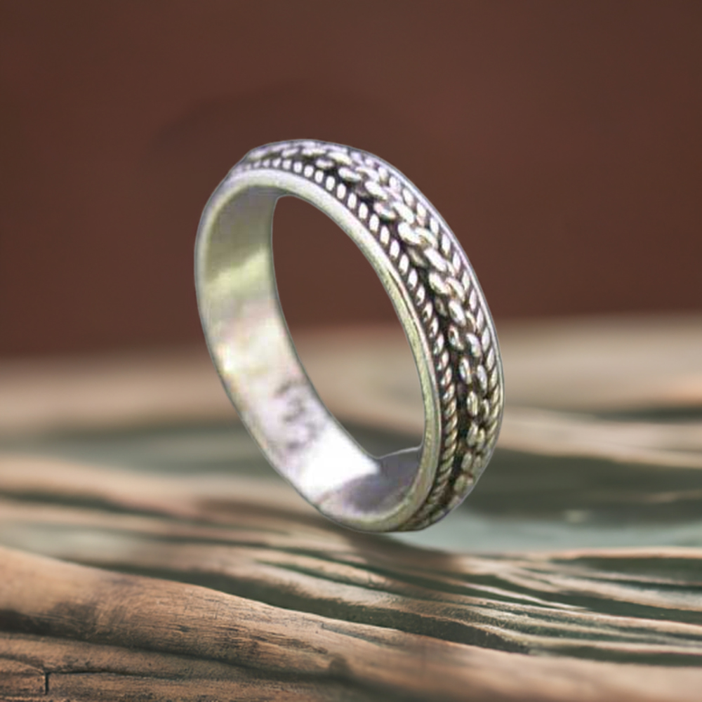 Plain Solid Sterling Silver Rings Jewelry 925SR2444