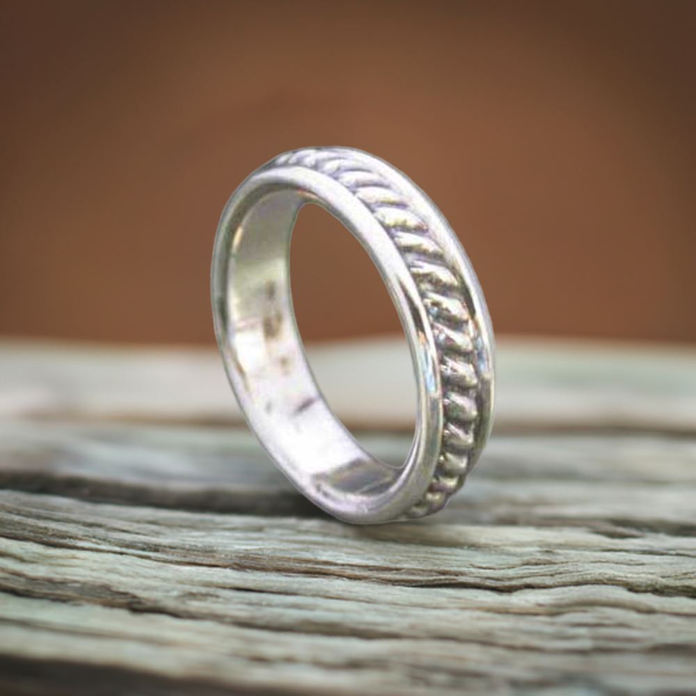 Plain Fine Silver Rings Jewelry 925SR2445