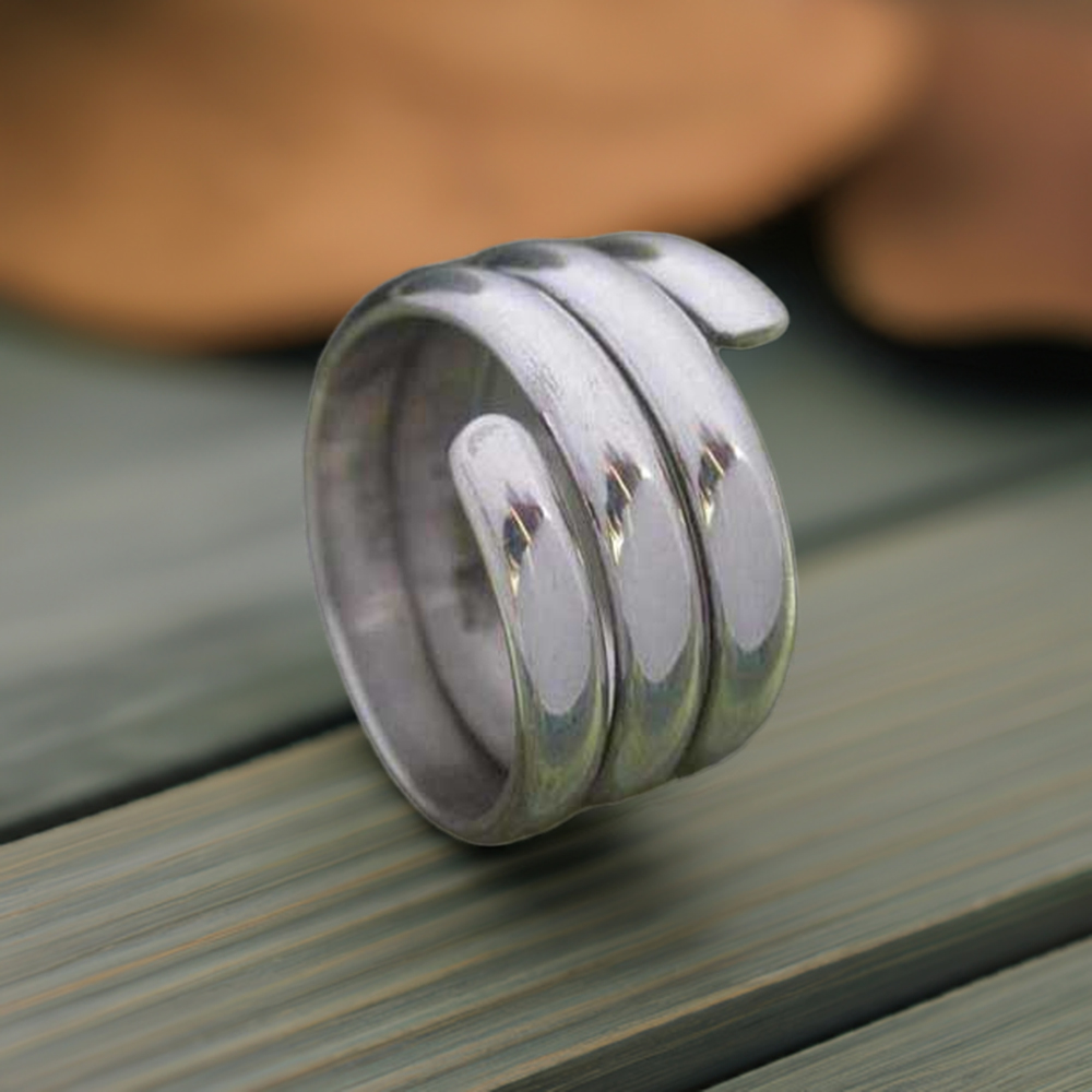 Plain 925 Solid Silver Rings Jewelry 925SR2446