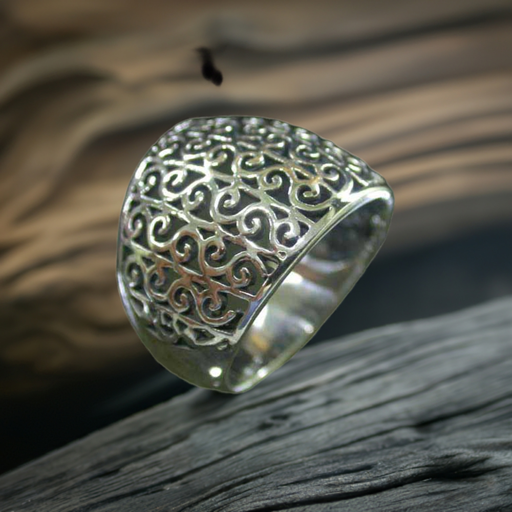 Handmade Plain Silver Rings Jewelry 925SR2448