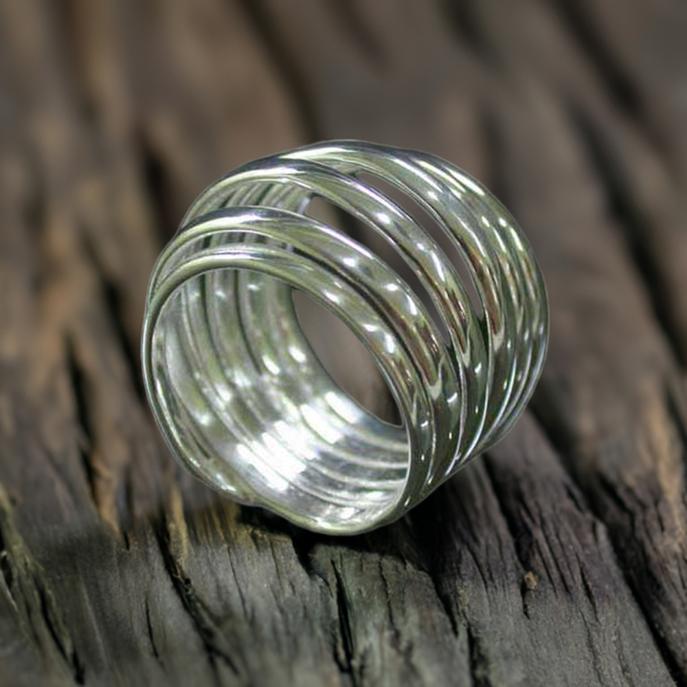 Plain Solid Sterling Silver Rings Jewelry 925SR2483